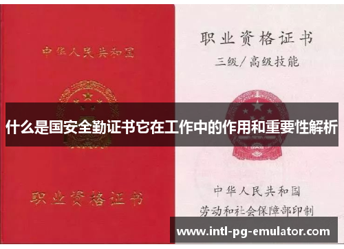 什么是国安全勤证书它在工作中的作用和重要性解析 什么是国安全勤证书它在工作中的作用和重要性解析